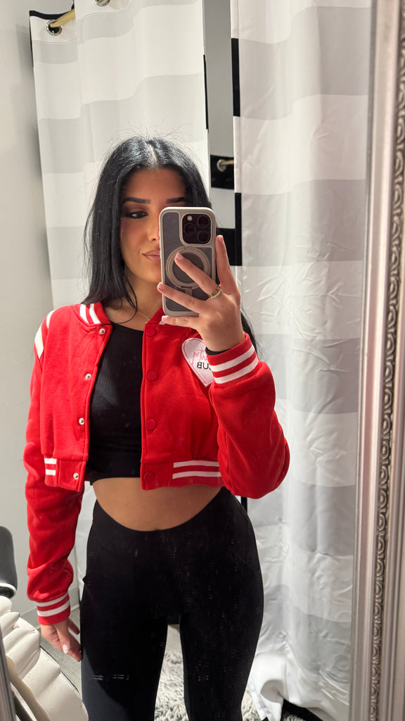 Red Varsity Jacket