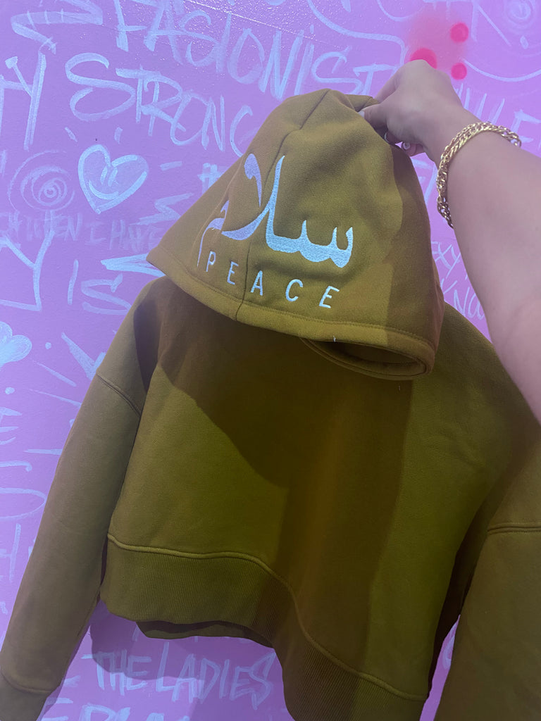 Peace Mustard Hoodie