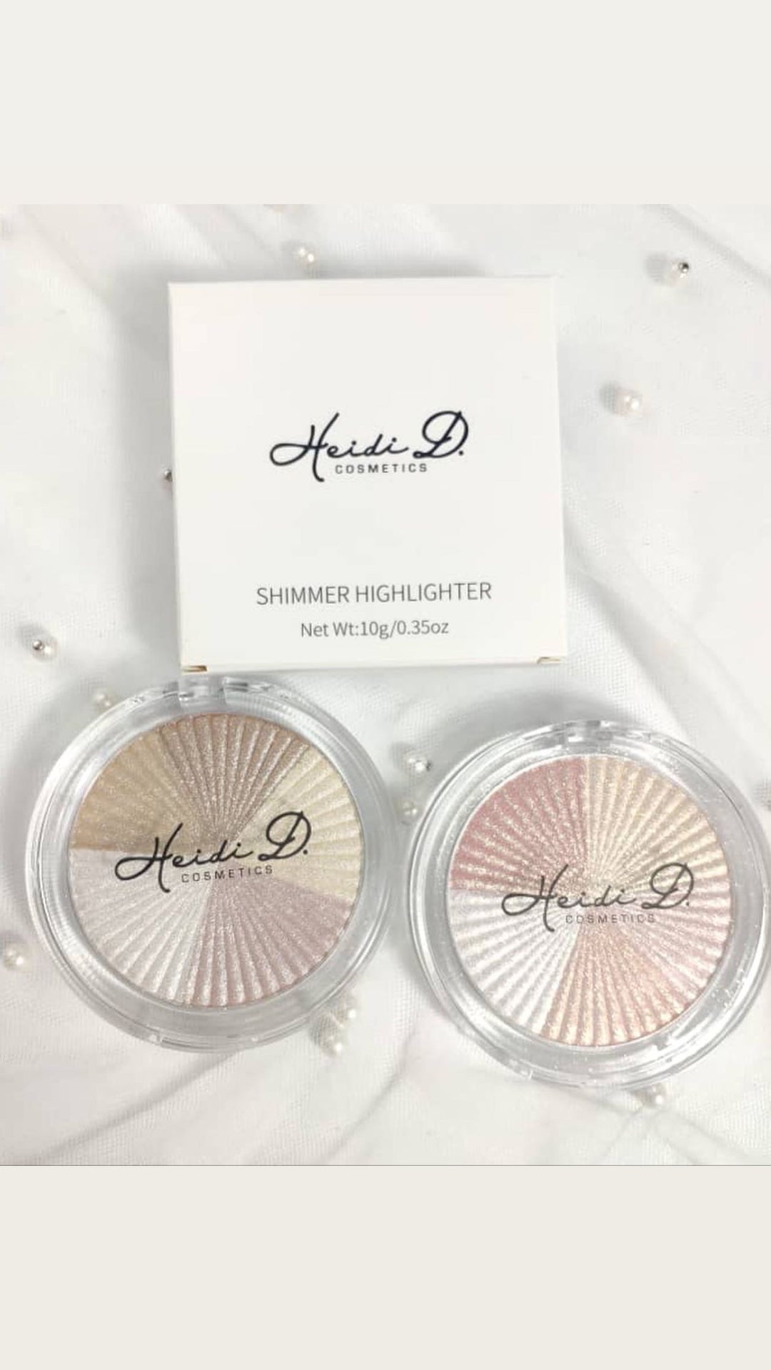 Shimmer highlighters