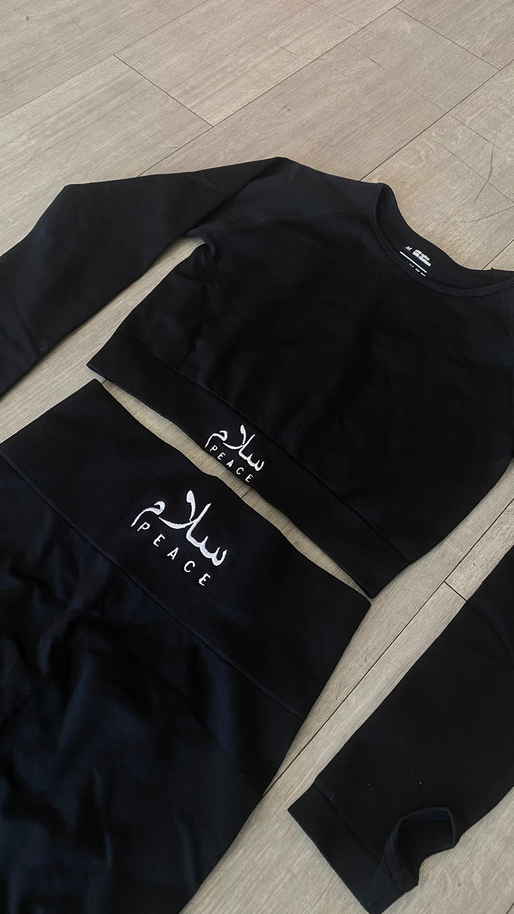 Long Sleeve Peace Gym Set