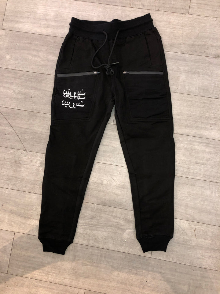 Black Detroit Joggers